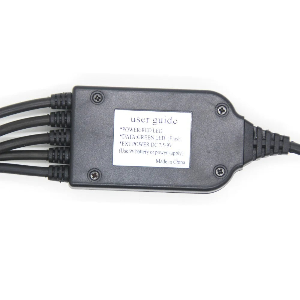 Walkie Talkie FTDI 5 in 1 USB Programming Cable for Motorola GP328Plus / GP338 / GP328 / GP380 / GP88 Radio - 5