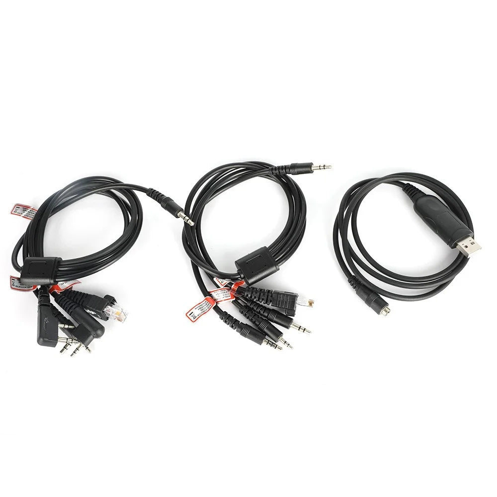 Two Way Radio 8 in 1 USB Programming Cable for Motorola / Puxing / Baofeng / Wouxun / Kenwood Car Radio - 5