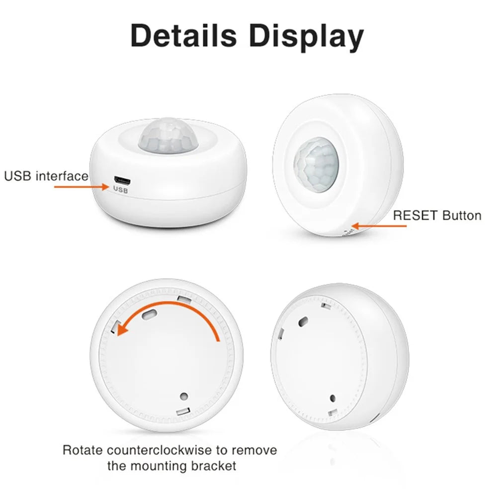 WiFi Human Presence Sensor Tuya Smart App Control Motion Detection PIR Sensor - 3