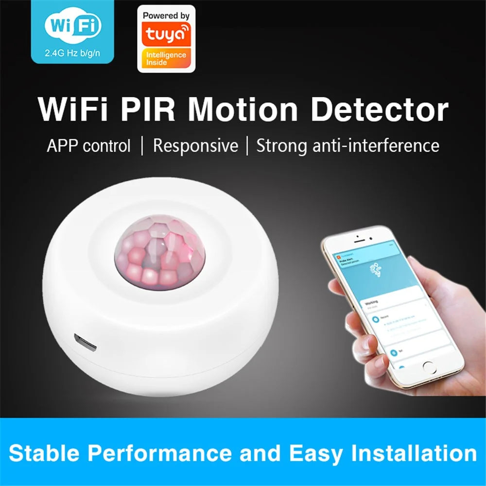 WiFi Human Presence Sensor Tuya Smart App Control Motion Detection PIR Sensor - 4