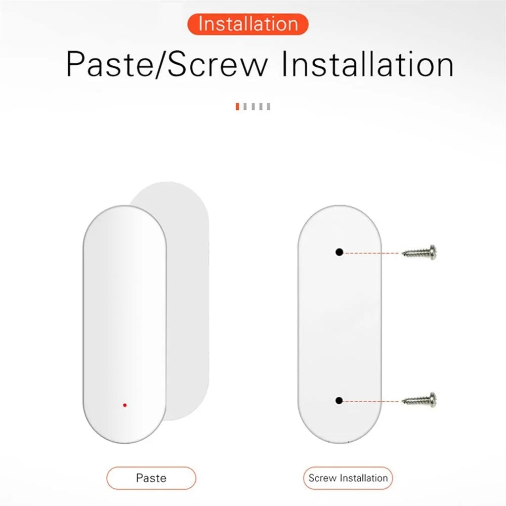 WiFi Tuya Smart Door Open Contact Sensor Magnetic Light Sensing Door Window Sensor Detector - 2
