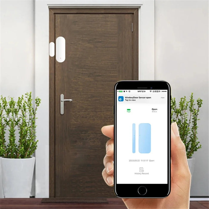 Tuya Smart Zigbee Door Magnetic Sensor Home Security Anti-Theft Alarm Window Door Open Detector - 6