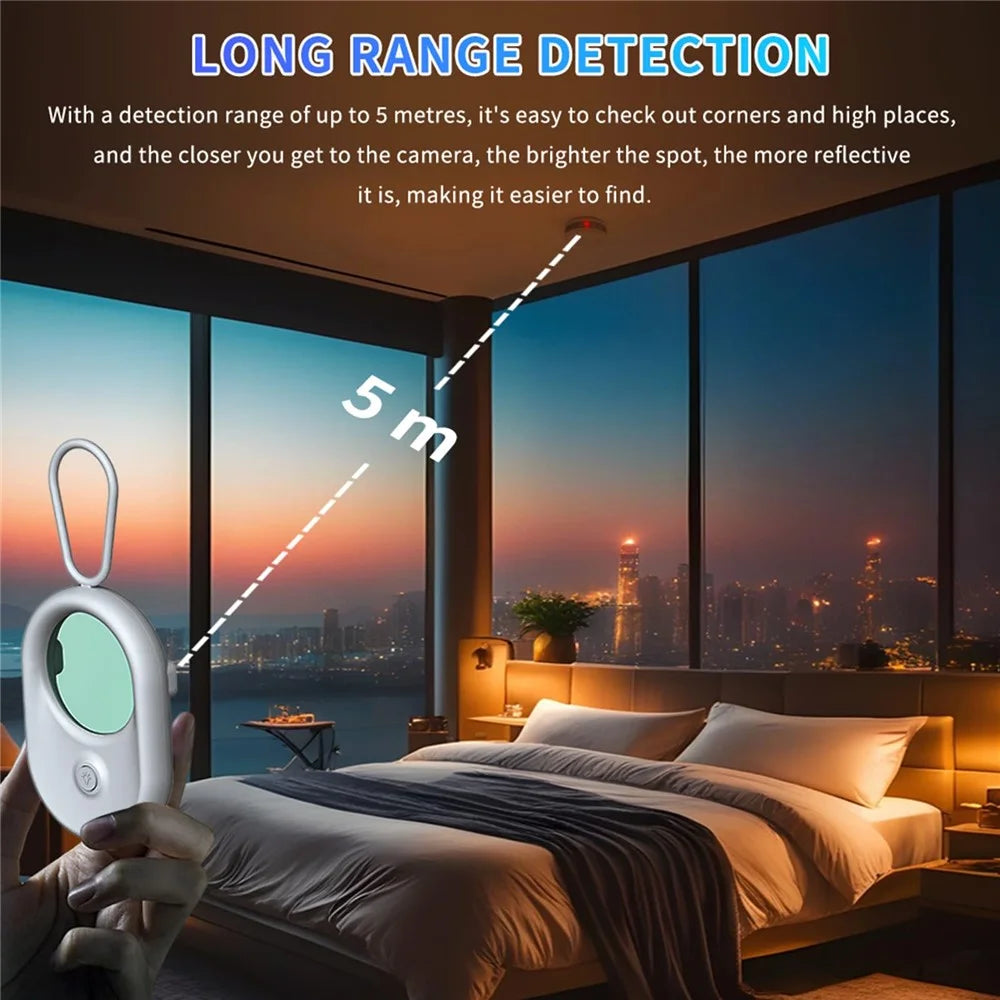 T02 Hidden Camera Detector Infrared Camera Scanner for Hotel Travel Security - White - 2