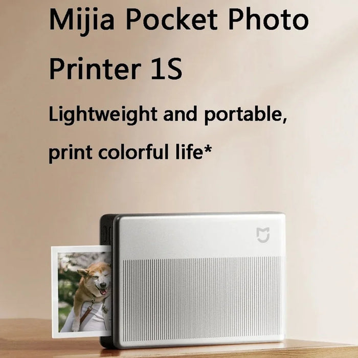 XIAOMI MIJIA 1S Pocket Photo Printer Wireless Inkless Mini Bluetooth-compatible Thermal Printer (Chinese Version) - 2