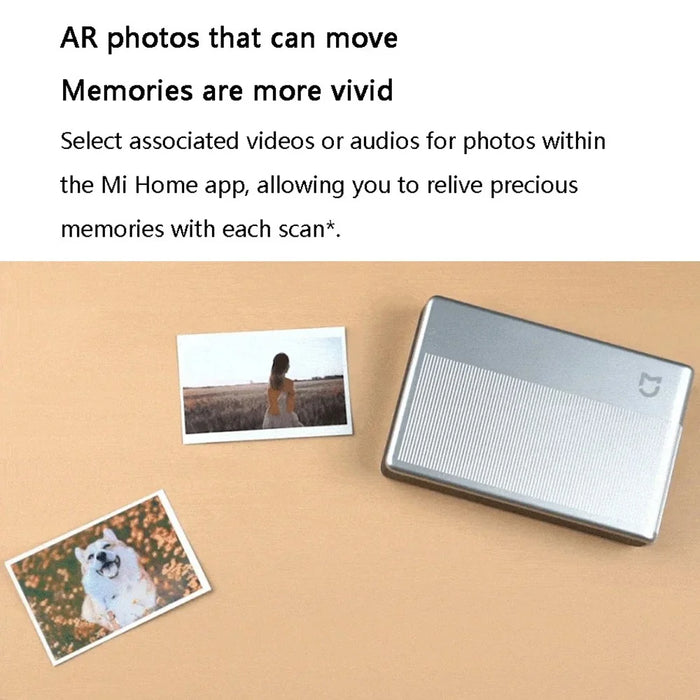 XIAOMI MIJIA 1S Pocket Photo Printer Wireless Inkless Mini Bluetooth-compatible Thermal Printer (Chinese Version) - 5