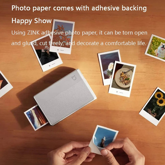 XIAOMI MIJIA 1S Pocket Photo Printer Wireless Inkless Mini Bluetooth-compatible Thermal Printer (Chinese Version) - 7