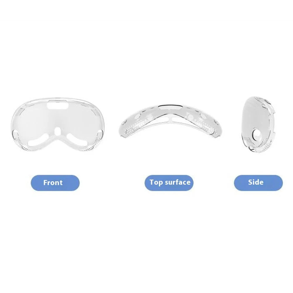 For Apple Vision Pro Case Transparent TPU Anti-scratch VR Protective Cover - Transparent - 5