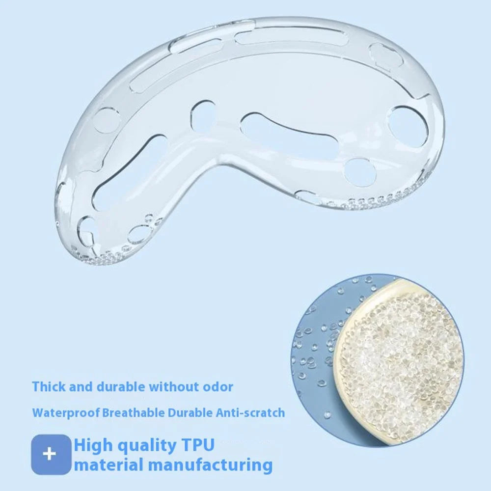 For Apple Vision Pro Case Transparent TPU Anti-scratch VR Protective Cover - Transparent - 7
