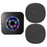 N65Q-2T1 Wireless Door Bell Elderly Care Flashing Adjustable Volume Home Doorbell, 2 Transmitter+1 Receiver - US Plug / Black - 1