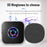 N65Q-1T2 Cartoon Wireless Door Bell 55 Ringtones Flashing Elderly Care Home Doorbell, 1 Transmitter+2 Receiver - US Plug / Black - 3