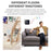 N65Q-1T2 Cartoon Wireless Door Bell 55 Ringtones Flashing Elderly Care Home Doorbell, 1 Transmitter+2 Receiver - US Plug / Black - 4