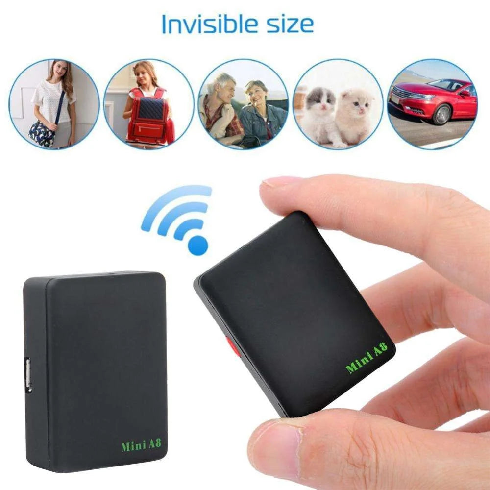 A8 Mini Vehicle Locator Car Tracker Anti-Lost Tracking Device Locator SOS Emergency Call - 4