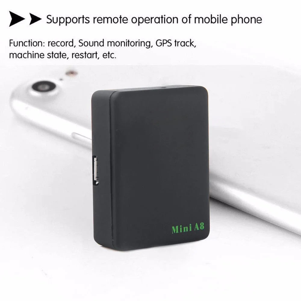 A8 Mini Vehicle Locator Car Tracker Anti-Lost Tracking Device Locator SOS Emergency Call - 5