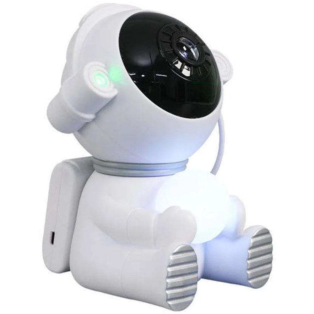 k950 Cartoon Astronaut Projector Lamp USB Powered Bedroom Starry Sky Night Lamp with 6 Projection Cards - 2