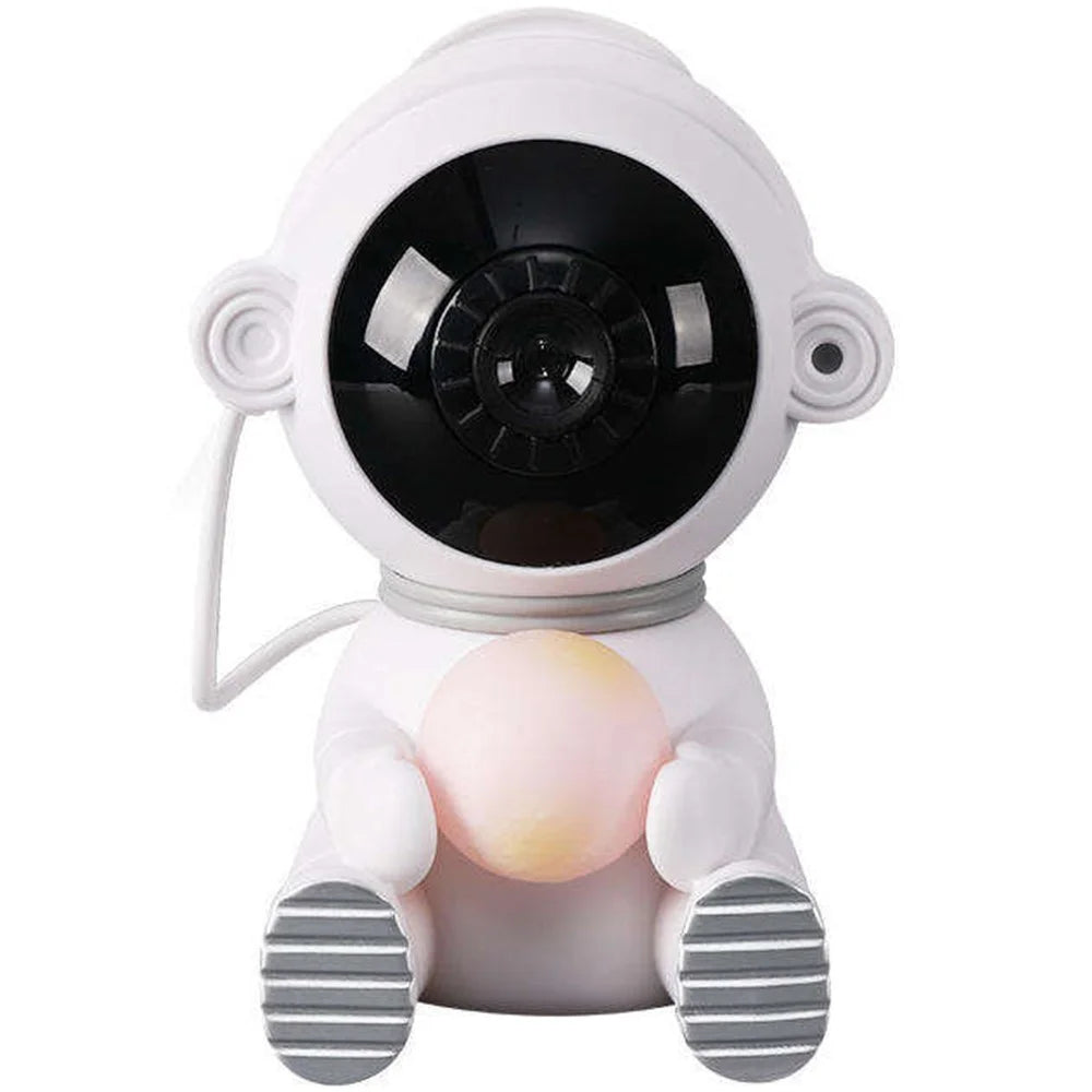 k950 Cartoon Astronaut Projector Lamp USB Powered Bedroom Starry Sky Night Lamp with 6 Projection Cards - 3