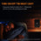 N20K-1T2 Waterproof 55 Ringtones Wireless Home Door Bell with LED Light, 1 Transmitter+2 Receiver - US Plug / Black - 6