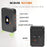 N20K-2T1 Waterproof Home Doorbell 55 Ringtones Wireless Door Bell with LED Light, 2 Transmitter+1 Receiver - US Plug / Black - 7