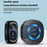 N92A-1T2 Home Doorbell Adjustable Volume Flashing Light Wireless Door Bell, 1 Transmitter+2 Receiver - US Plug / Black - 3
