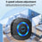 N92A-1T2 Home Doorbell Adjustable Volume Flashing Light Wireless Door Bell, 1 Transmitter+2 Receiver - US Plug / Black - 5