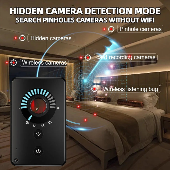 Card007pro Ultra Thin Anti-Spy RF Signal Detection Hotel Pinhole Camera Detector Card - 5