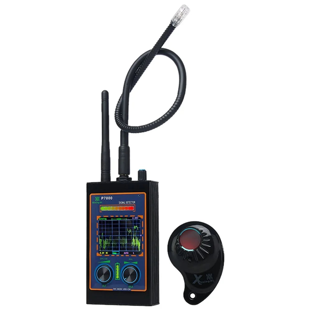 P7000 High Sensitivity Wireless RF Signal Hidden Camera Detector Scan Magnetic GPS Locator - 1
