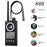 K68 Wireless Signal Detector RF Bug Finder Anti-Spy Camera Detector GPS Tracker Locator, Upgraded Version - Black - 2