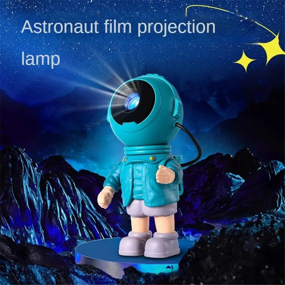 k2301 Green Astronaut Projector Lamp 18 Projection Patterns Starry Sky Projection Lamp - 2