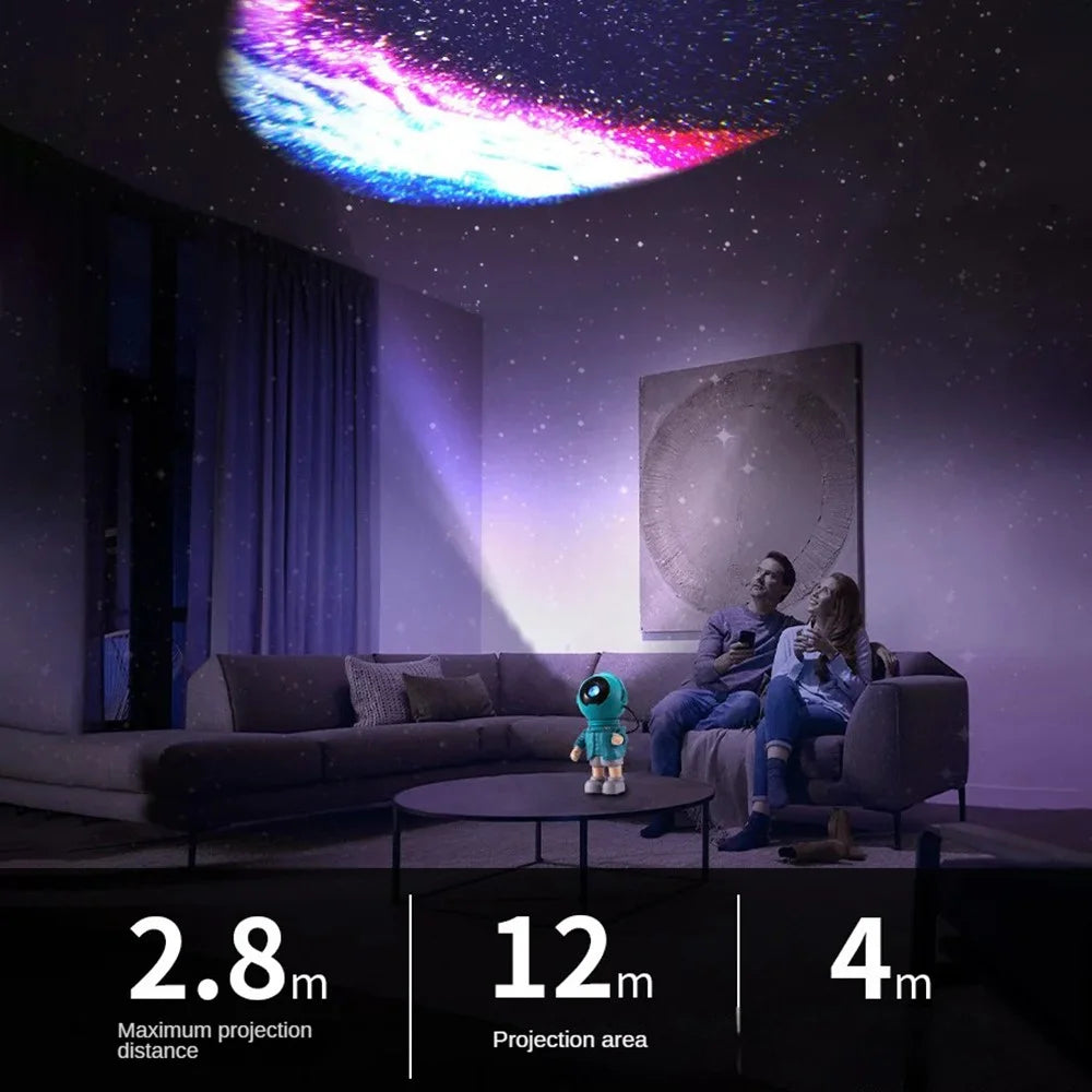 k2301 Green Astronaut Projector Lamp 18 Projection Patterns Starry Sky Projection Lamp - 5