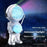 JN2318 Water Ripple Starry Sky Project Light Cartoon Astronaut Projection Lamp Decorative Night Light - 2