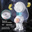 JN2318 Water Ripple Starry Sky Project Light Cartoon Astronaut Projection Lamp Decorative Night Light - 3