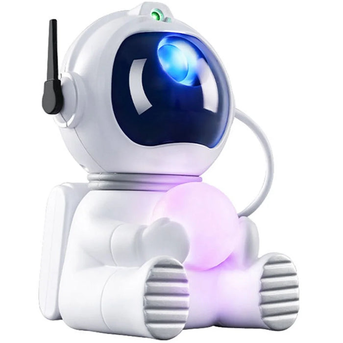 JN2316 Lovely Astronaut Starry Sky Projection Lamp Bluetooth-compatible Speaker 7 Color Moon Night Light - 1