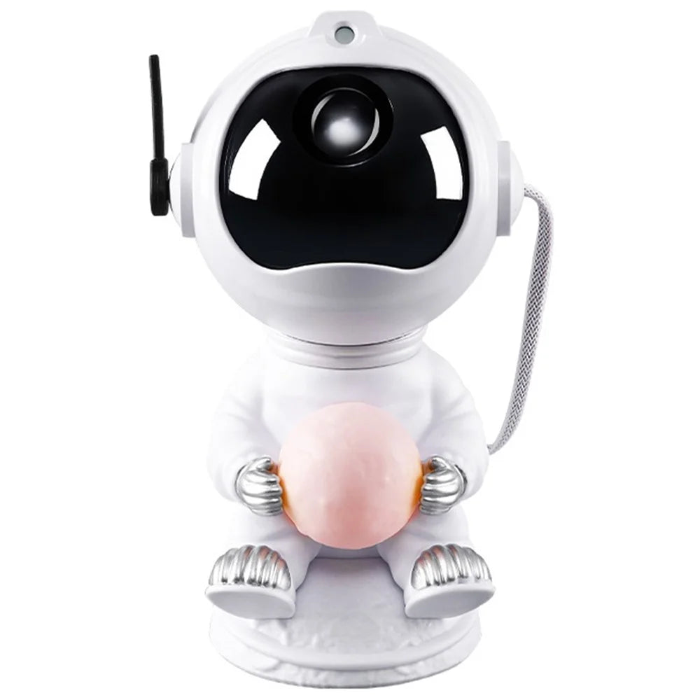 JN2312 Lovely Astronaut Smart Timing Starry Sky Projection Lamp Bluetooth-compatible Speaker Moon Night Light - 1