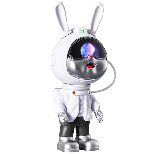 k2309 Space Rabbit Brightness Adjustable Starry Sky Projection Lamp Atmosphere Night Light - 1