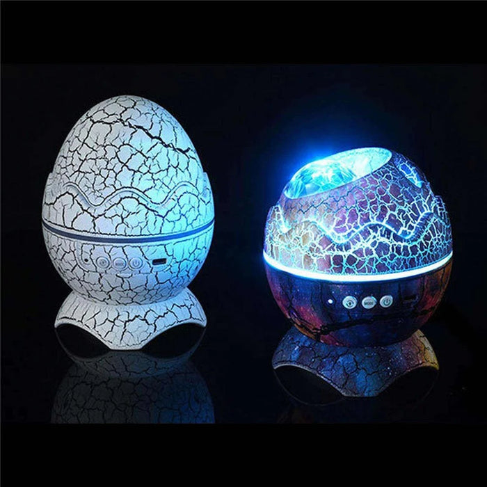 k2310 Dinosaur Egg Galaxy Star Projector Starry Night Light Bluetooth-compatible Speaker Music Player with Microphone - 6