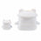 1 Set Cartoon Hat Duck Protective Case Silicone Adapter Charger Cable Protector Cover for iPhone 18W  /  20W Charger - Orange - 2