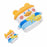 1 Set Cartoon Hat Duck Protective Case Silicone Adapter Charger Cable Protector Cover for iPhone 18W  /  20W Charger - Orange - 3