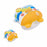 1 Set Cartoon Hat Duck Protective Case Silicone Adapter Charger Cable Protector Cover for iPhone 18W  /  20W Charger - Orange - 4