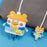 1 Set Cartoon Hat Duck Protective Case Silicone Adapter Charger Cable Protector Cover for iPhone 18W  /  20W Charger - Orange - 7