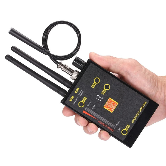 Hero 009 Digital Wireless RF Signal Detector GPS Tracker with Antennas - 5