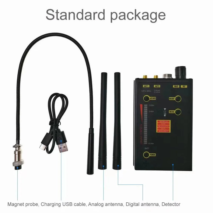 Hero 009 Digital Wireless RF Signal Detector GPS Tracker with Antennas - 6