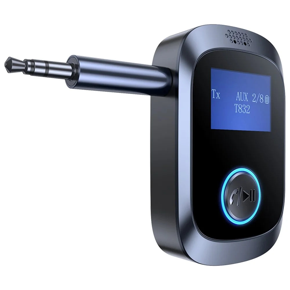 C85 Car Audio Bluetooth-compatible Transmitter Receiver 3.5mm Aux Adapter for Speaker Amplifier - 1