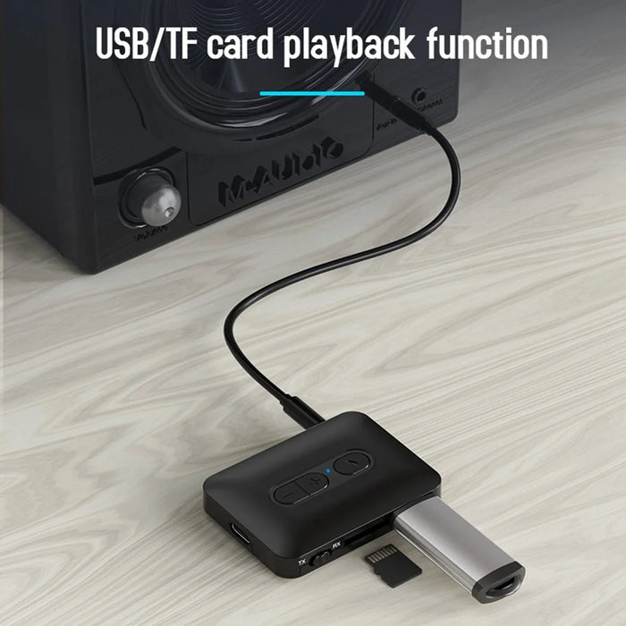 B58 Bluetooth-compatible 5.4 Transmitter Receiver MP3 AUX Adapter for TV / Computer - 3