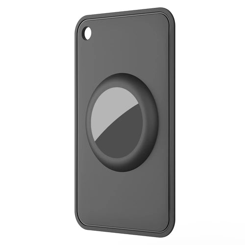 For AirTag Bluetooth-compatible Tracker Wallet Holder Card Slim Card Insert Attachment Anti-Lost - Black - 1