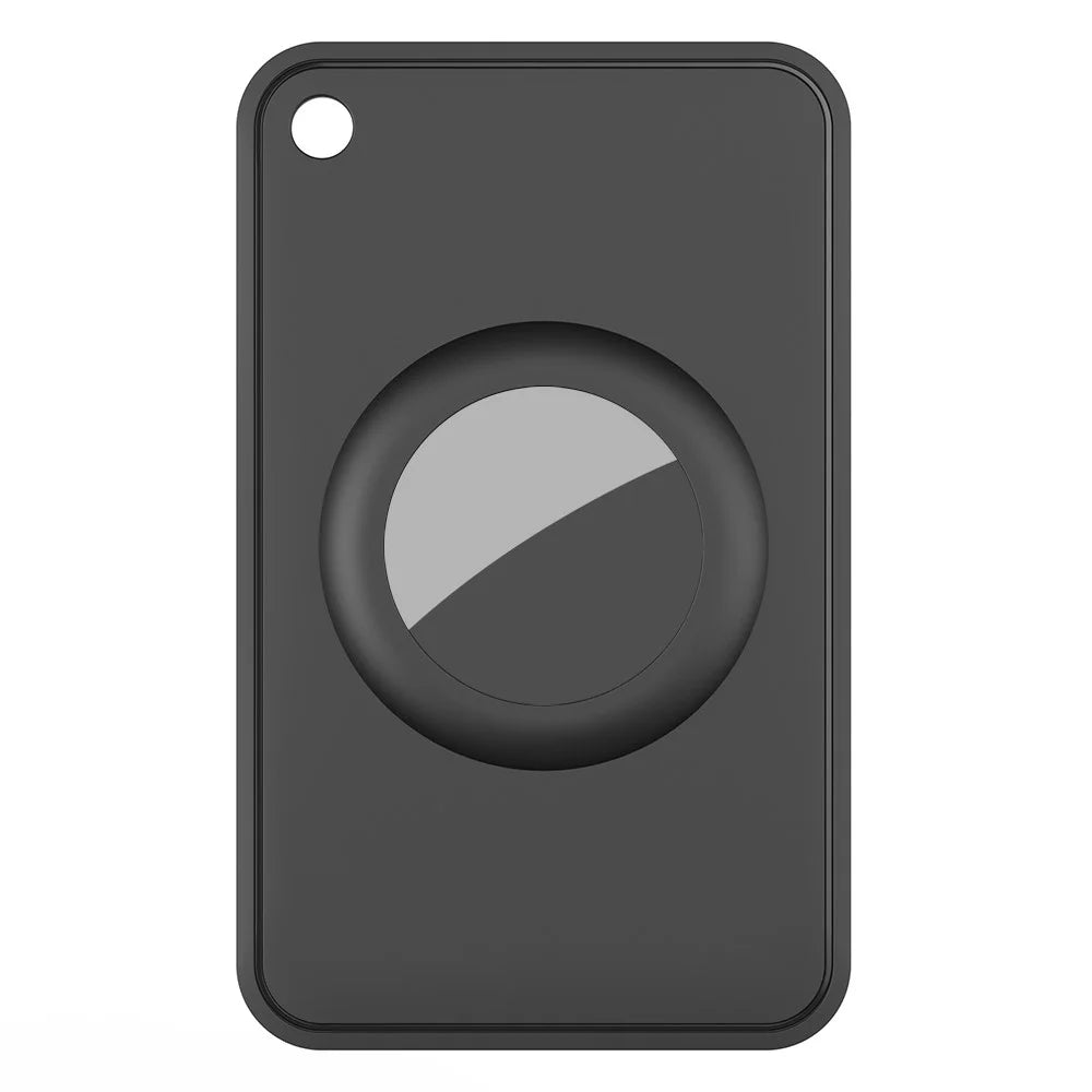 For AirTag Bluetooth-compatible Tracker Wallet Holder Card Slim Card Insert Attachment Anti-Lost - Black - 2