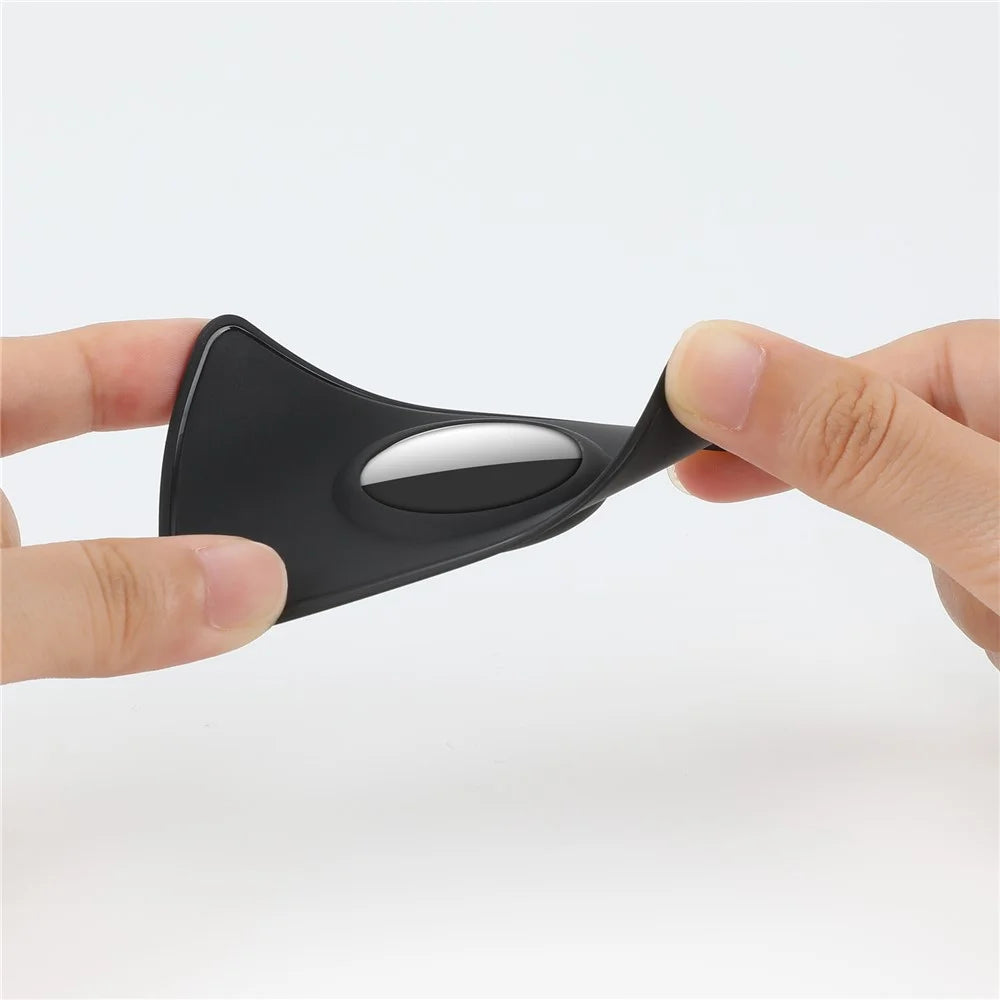 For AirTag Bluetooth-compatible Tracker Wallet Holder Card Slim Card Insert Attachment Anti-Lost - Black - 6