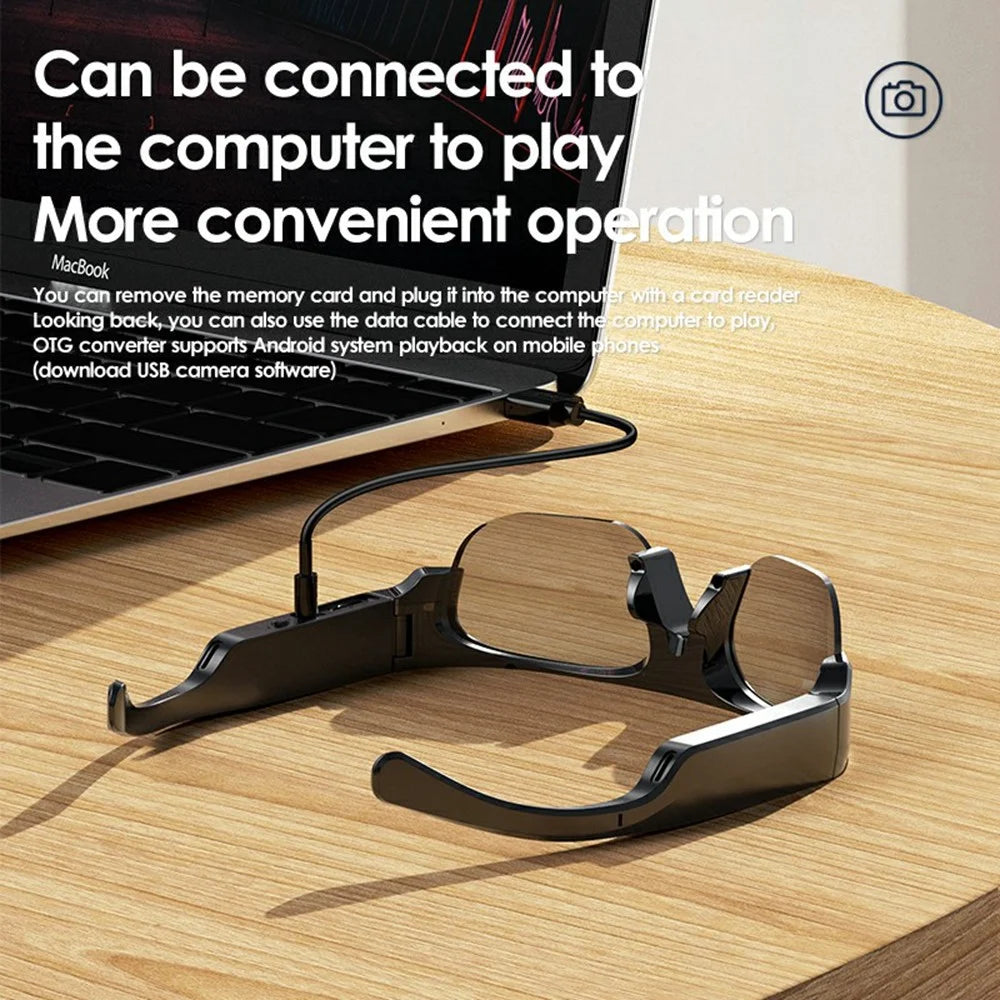 XV16 2K Video Camera Smart Glasses Bluetooth-compatible Sports Earphone without Memory Card (CE Certified) - 5
