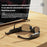 XV17 2K Camera WiFi Bluetooth-compatible Smart Glasses Video Recorder without Memory Card (CE Certified) - Black - 4