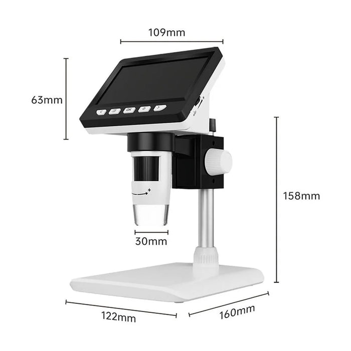 307 2MP Digital Microscope Camera 4.3 inch Screen 1000X Magnification Kids Microscope Video Recorder - 7