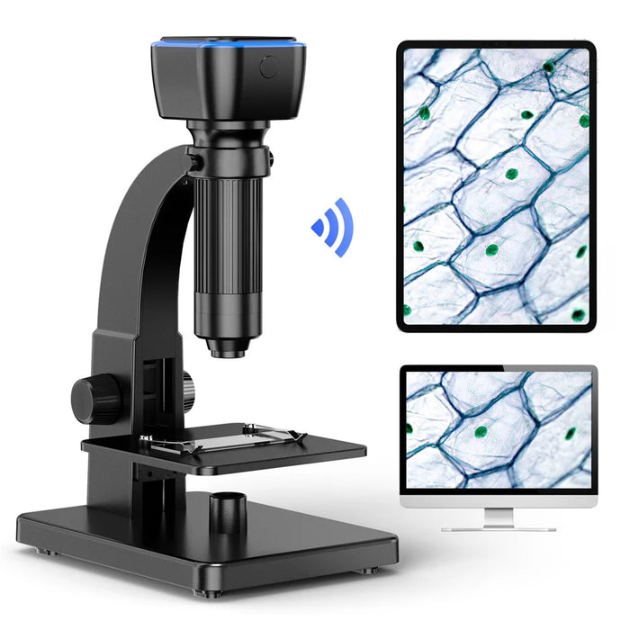 315w Dual Lens Smart WiFi Digital Microscope 2000X Magnification Rechargeable Microscope Video Recorder - 2