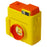LK002 2.4-inch Screen Children HD Digital Camera Mini Inkless Photo Printer - Yellow - 1